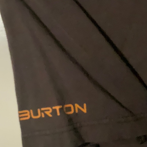 Vintage Burton Brown & Orange Graphic T-shirt Snowboarding - Picture 6 of 8
